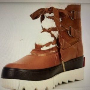 Ladies Sorel Joan of Arctic Platform Waterproof Boots Size 10